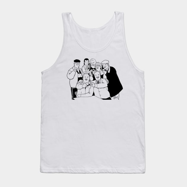 Still Game (Outline) Tank Top by littlefence